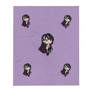 Gacha Life Moon Witch Throw Blanket